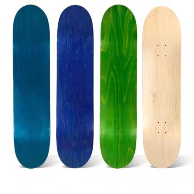7 Layer Canadian Maple Blank Stain Skateboard Decks Size 31"X 7.75" / 8.0"/ 8.25"/ 8.5" Double Kicktail 10pcs One Boxes