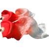 Adhdyuud Belly Dance Fan Silk Veils 1Pc Left Hand+1Pc Right Hand Bamboo Handmade Dyed Performance Practice Dancing Fans Belly Dance Fans7 XL-230x90cmReal Silk view 3