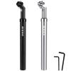 BICYCGEAR Suspension Seatpost 27.2 30.4 30.9 31.6 Bike Seat Posts with Suspension 40mm Travel Bicycle Seat Shock Absorber Aluminum Tube for E Bike MTB BMX Road City Bike Replacement Component Parts view 1