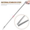 Stainless Steel Snake Snake Tongs Grabber Reptile Tongs Snake Grabber Tool Snake Catcher Clips Useful Snake Catcher Clip Stainless Steel Catch Clip Snake Hook view 3