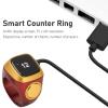 Smart CounterRing, 20MM Intelligent Counting FingerRing with 0.49 Inch Screen for Android for iOS, Step CountingRing Support APP, Portable Simple Step Counter for Walking Running view 3
