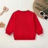 Ayalinggo Toddler Baby Girl Boy Christmas Outfit Merry Christmas Sweater Long Sleeve Shirt Sweatshirt Fall Winter Clothes (red Merry Christmas, 6-12 Months) view 4