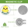 ZZHAO Golf Ball Marker with Magnetic Hat Clip, Funny Golf Accessories, Golf Gifts for Men 25 MM view 4
