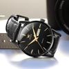 OLEVS Mens Black Watch Easy Read Fashion Business Dress Men's Wrist Watch Luminous Waterproof Male Watch Easy Read Watches for Men Quartz Classic Simple Man Watches view 3