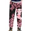 Eheartsgir Axolotl Cherry Blossom Girl's Joggers Sweatpants High Waisted Yoga Athletic Workout Baseball Pants Moisture Wicking Active Sweatpants with Pockets view 4