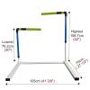 Gruytoie Adjustable Training Hurdles with 180 Rotatable Sponge Bar, 5 Height Metal Track and Field Hurdles, Speed Agility Hurdles, Not Easy to Injure view 2