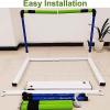 Gruytoie Adjustable Training Hurdles with 180 Rotatable Sponge Bar, 5 Height Metal Track and Field Hurdles, Speed Agility Hurdles, Not Easy to Injure view 3