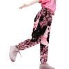 Eheartsgir Axolotl Cherry Blossom Girl's Joggers Sweatpants High Waisted Yoga Athletic Workout Baseball Pants Moisture Wicking Active Sweatpants with Pockets view 2