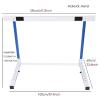 Blue Professional Speed & Agility Training Hurdles Set, Adjustable Height Fitness & Speed Training Practice Equipment, for School Gym view 2