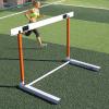Gruytoie Track and Field Hurdles Training Equipment, Agility Soccer Training Hurdles Poles Set, 5 Height Adjustable Obstacles for Outdoor Workout view 1