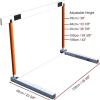 Gruytoie Track and Field Hurdles Training Equipment, Agility Soccer Training Hurdles Poles Set, 5 Height Adjustable Obstacles for Outdoor Workout view 2