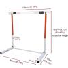 Gruytoie Metal Agility Speed Hurdles, Adjustable Height Track and Field Hurdles, Athletic Workout Obstacles Bar, Portable Sport Training Pole Set (55) view 3