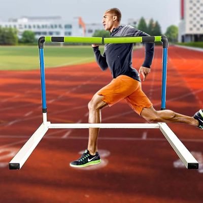 Adjustable Hurdles Sports Practice Equipment Plyometric Fitness Speed & Training for Indoor/Outdoor/High School/Middle School Track & Field
