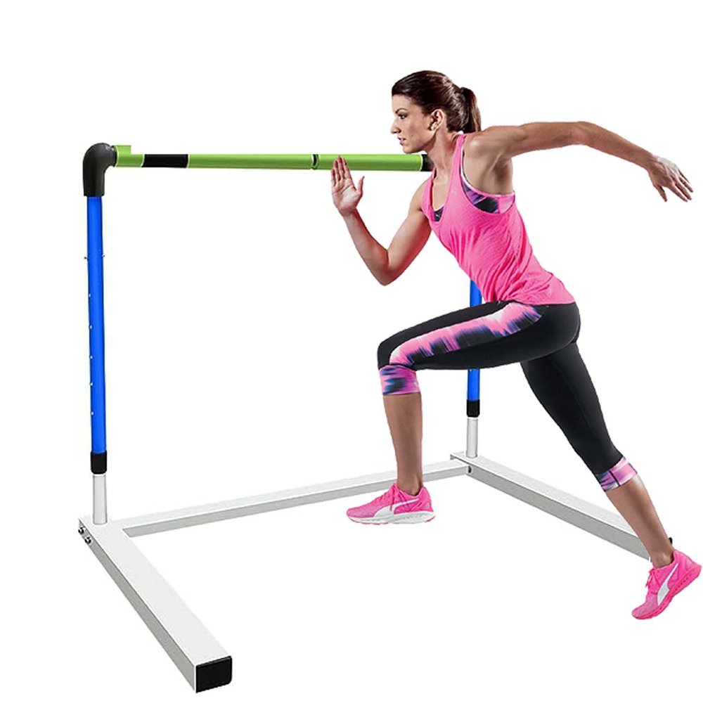 Gruytoie Hurdles for Agility Training Adjustable heigth 30~42inch - Durable Hurdles Athletics for Track & Field, Detachable Hurdle Set for Kids Athlete Jumping
