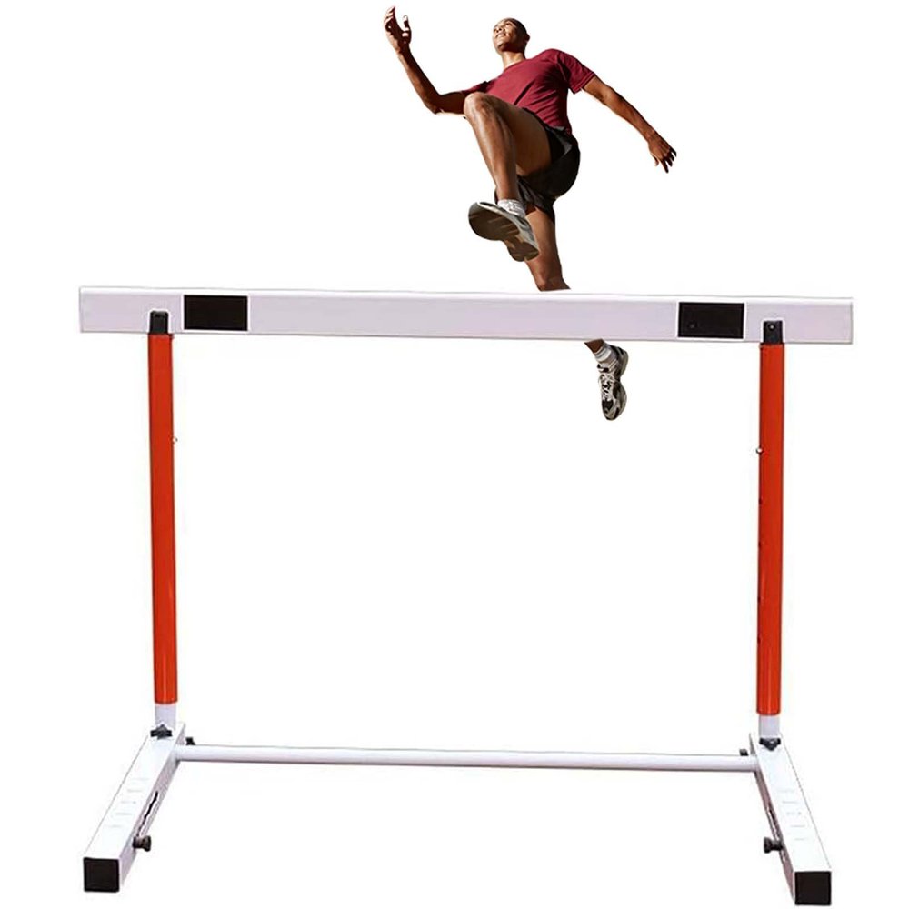 Athletics Hurdles, Height Adjustable Sports Training Hurdle Professional Athlete/Coach Practice Speed Hurdles (65cm)