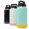 One MissionX Protective Silicone Boot for YETI 46oz 36oz 26oz 18/12oz, Owala 32oz 24oz Bottles & Yonder Water Bottles, Anti-Slip Bottom Sleeve Cover, BPA Free (Alpine Yellow, Fits 26 oz) view 2