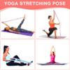 2PCS Elastic Yoga Stretching Strap with 11 Loops, CEILIWEN Elastic Band for Physical Therapy,Pilates Stretch Band,Elastic Exercise Bands, Leg Stretching Strap,Stretch Resistance Bands for Exercise view 3