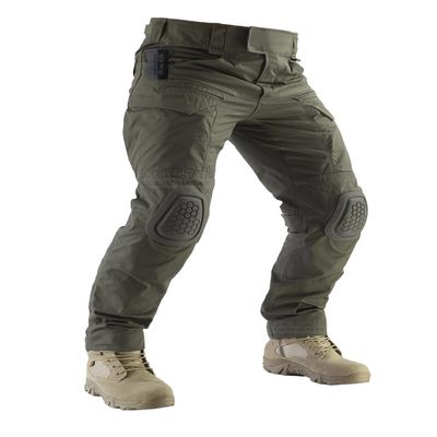 ZAPT Combat Pants Men's Airsoft Paintball Tactical Pants with Knee Pads Hunting Camouflage Military Trousers (Ranger Green, XL)