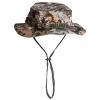 Mil-Tec Unisex Trilaminate Boonie Hat - Waterproof Breathable Tactical Outdoor Vented Wide Brim Hat w/Adjustable Chin Strap, Phantomleaf WASP I Z1B, Medium view 1