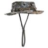 Mil-Tec Unisex Trilaminate Boonie Hat - Waterproof Breathable Tactical Outdoor Vented Wide Brim Hat w/Adjustable Chin Strap, Phantomleaf WASP I Z1B, Medium view 2