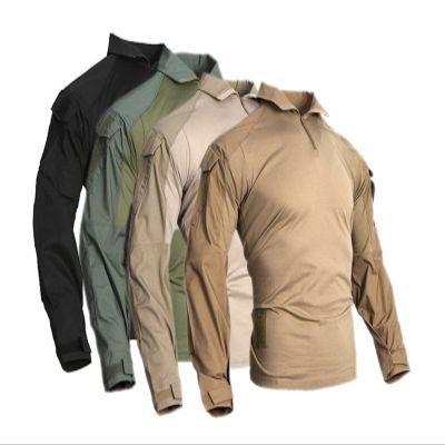 Elite Tribe Airsoft Military Tactical Shirt Combat Gen3 Shirt (US, Alpha, XX-Large, Regular, Regular, Wolf Gray)