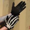 TACLAB Reaper Black Skeleton Gloves - Thin and Lightweight for Airsoft, Paintball, Cycling, Motorcycle, Multipurpose (X-Small) view 2