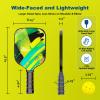 ZC FLYYD Pickleball Set, Fiberglass Pickleball Paddles Set of 4 with Pickleball Net Systerm/Pickle-Balls/Grip Tapes/Portable Bag, Fiber Glass Pickleball Rackets 4 Pack with Pickleball Net view 2