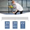 ZC FLYYD Pickleball Set, Fiberglass Pickleball Paddles Set of 4 with Pickleball Net Systerm/Pickle-Balls/Grip Tapes/Portable Bag, Fiber Glass Pickleball Rackets 4 Pack with Pickleball Net view 3
