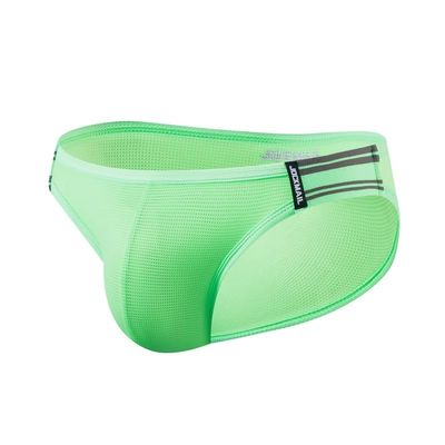 JOCKMAIL Mens Bikini Underwear Mens Bikini Briefs Breathable Comfort Underwear Briefs (L, Green)