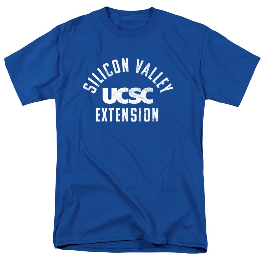 UC Santa Cruz Silicon Valley Extension Official Banana Slugs Logo Unisex Adult T Shirt,UCSC Silicon Valley Banana Slugs, 5X-Large