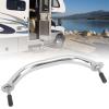 2X 12 inch Boat Handle handrail, Polished Stainless Steel Heavy Duty Boat Marine Grab Handle Hand Rail, Flexible Installation, Marine Grade 304 Stainless Steel view 4