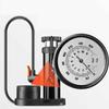 QIYUDS Bike Pump, 120 PSI Mini Portable Bicycle Foot Pump with Pressure Gauge Bike Tire Air Pump,Tire Pump for Road & MTB view 4