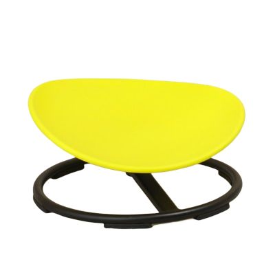 Body Vestibular Balance Training Rotary Table, Household Circular Rotary ChairComfortable and Durable Spinning Chair for Autism, Ideal for Sensory Integration Therapy (Yellow)
