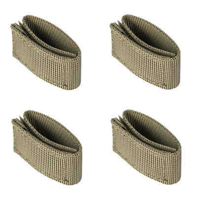 TACNEX Duty Belt Keepers w/Hook & Loop Closure for 1" Wide Utility Belt Loop Stays Nylon Tactical Backpack Strap Holder Retainer Police Law Enforcement Security Military Accessories RG