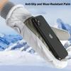 HinyBoeh Winter Ski Mittens for Womens Waterproof Snow Gloves Warm Touchscreen Mittens for Cold Weather Snowboarding view 4