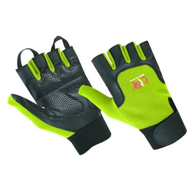 BTR BORN TO RACE Wheelchair User Gloves Mobility Disability Fingerless Long Thumb Leather Palm for Men and Women Workout Weight Lifting, Cycling, Driving Gloves New Camo Design Unisex (M, Hi Viz)