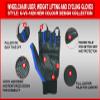 BTR BORN TO RACE Wheelchair User Gloves Mobility Disability Fingerless Long Thumb Leather Palm for Men and Women Workout Weight Lifting, Cycling, Driving Gloves New Camo Design Unisex (S, Blue) view 4