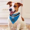 Carolina Personalized Dog Bandana - Custom Design Name Number Scarf - Football Bandana Gifts for Dogs and Cats view 3