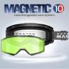OutdoorMaster Ski Goggles Falcon Replacement Lens, Magnetic Easy Lens Swap, Anti-fog, Wide Feild of Vision,LightGreen Vlt 80% view 3
