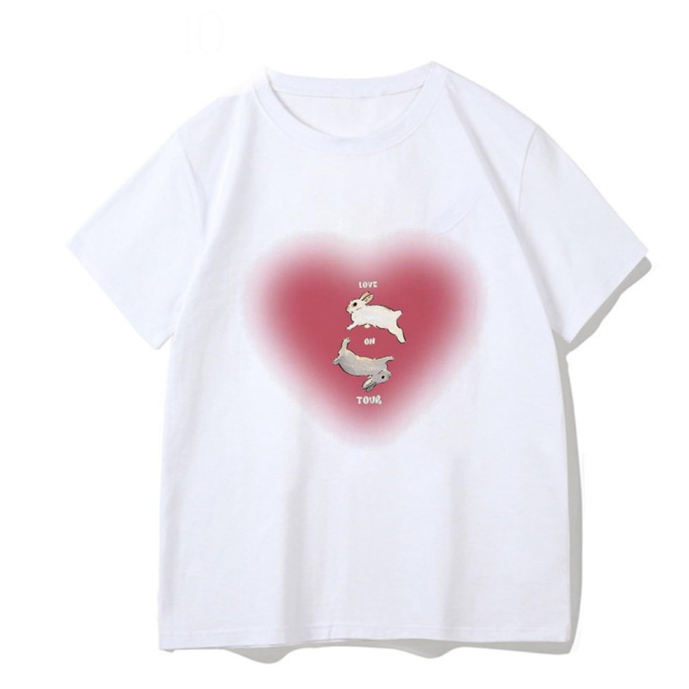 Women T Shirt Love On Tour Graphic Tee Inspired Tee T-Shirt Short Sleeve Summer Retro Tops,White 7,XXXL