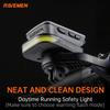 RAVEMEN FR160 Compatible with Wahoo Cycle Computers, IPX6 Waterproof Bike Backup Headlight with 160 Lumens Warning Flashing Mode for Being Seen (QTM01 Included) view 2