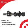 Sanlida Dragon 10 Advanced 3 Pin Hunting Bow Sight, Highly-Visible Micro-Adjustable Hunting Compound Bow Sight for Right Hand view 4
