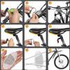 VICDUEKG Bike Front and Rear Reflectors Kit, 12 PCS Bicycle Light Wheel Spoke Reflectors Kit, Cycling Accessories Bike Safety Warning Reflectors for Handlebar and Night Cycling (White) view 3