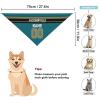 Jacksonville Personalized Custom Dog Bandana - Football Design, Name, Number - Gifts for Dogs and Cats view 2