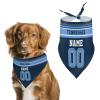 Tennessee Custom Design Name Number Dog Scarf Football Bandana Gifts for Dogs Cats view 1