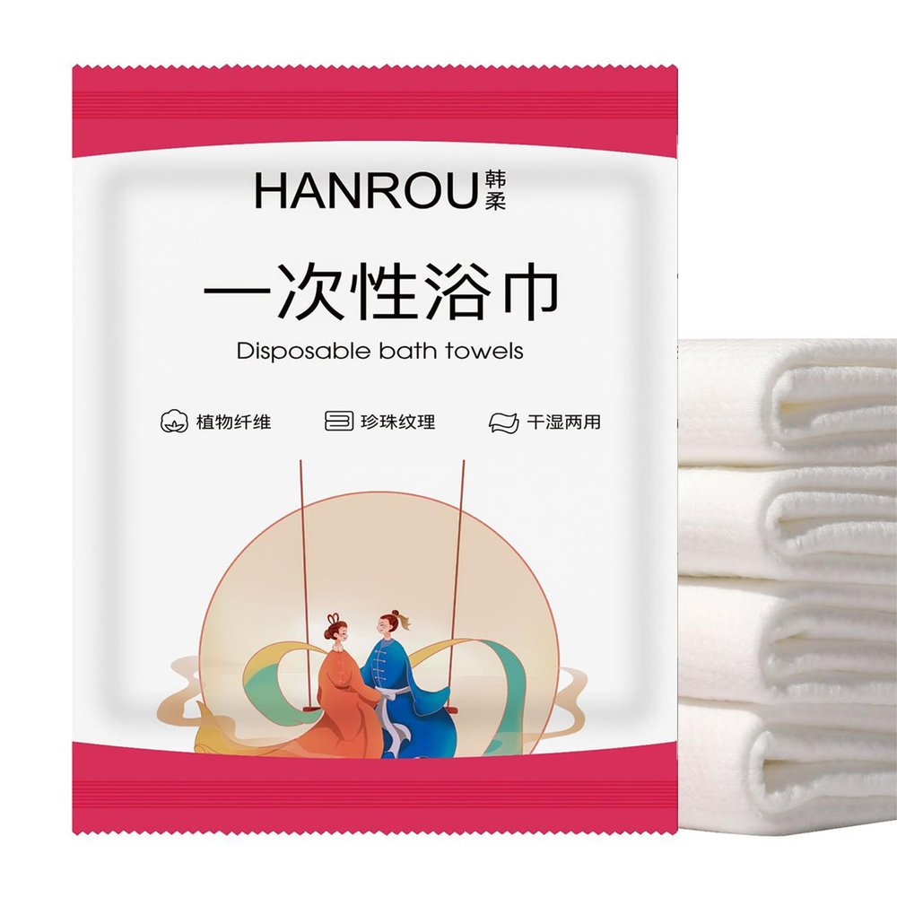 awakentti Compressed Towel, Disposable Portable Towel, Pure Cotton Thicker Larger Coin Tissue Travel Towels Compressed, Soft Compressed Wipes for Travel Camping Hiking Outdoor Sports Beauty Salon