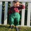 AGQT Toddler Boys Christmas Gentleman Set Formal Suit Long Sleeve Bow Tie Shirt Romper Suspenders Shorts Pants 18-24 Months view 3