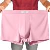 feichan ashion Men's Ice Silk Underwear, Soft Cooling Silky Ultrathin Breathable Comfortable Pack Boxer Briefs Men (3XL, pink) view 1