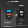 KastKing Fish Scale with Lip Gripper, ToughTide USB Charging Fishing Scale Built-in Measuring Tape, 65lb Capacity, Ultra-Thin Digital Fish Scale, LCD Display, Ergonomic Handle, Black Combo view 2