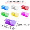 VEINARDYL 21 pcs Acrylic Clips, Debit Bank Card Grabbers Card Puller Clips ATM Card Clip for DIY Long Nails Card Grabber Keychain view 2